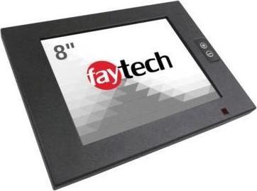 Actual product image Faytech 8" RES TM AIO HDMI-USB 8-36V IP65 HB" (1024 x 768 pixels, 8")