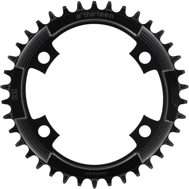e*13 Helix R Guidering Kettenblatt, 42 Z., 107 BCD, 4-Loch, 11/12-fach, black (42)