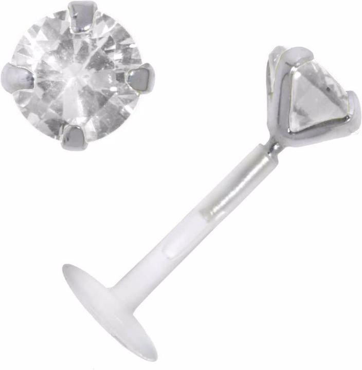 Immagine prodotto Bijouteria Piercing (Bioplastica, Argento 925, Zirconia)