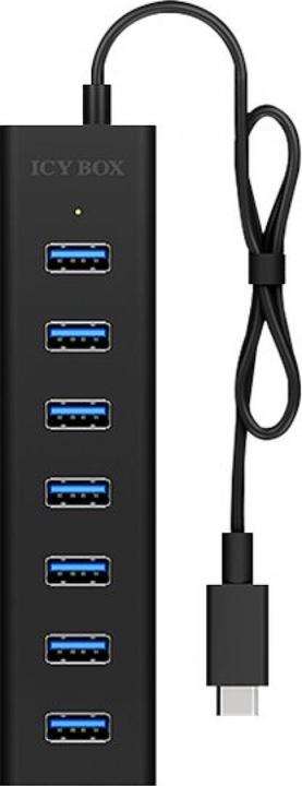 Produktbild Icy Box Hub USB 7x USB-A 3.0 (Ib-Hub1700-C3) (USB-C, 7 Ports)