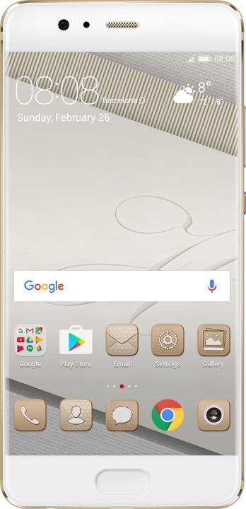 Actual product image Huawei P10 Plus (128 GB, Hyper Diamond-Cut Dazzling Gold, 5.50", Single SIM, 20 Mpx, 4G)