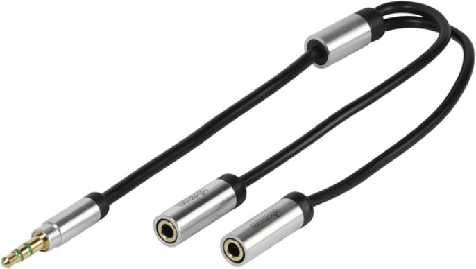 Image du produit Vivanco Adaptateur Y-jack (0.20 m, Jack 3,5 mm (AUX))