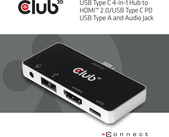 Actual product image Club 3D CSV-1591 (USB-C, 1 Ports)