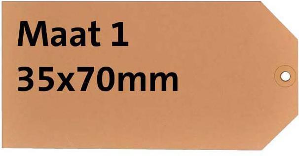 Actual product image Rillprint Cardboard labels, 1000 pcs.