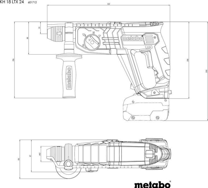 Produktbild Metabo KH 18 LTX 24 (Akkubetrieb)