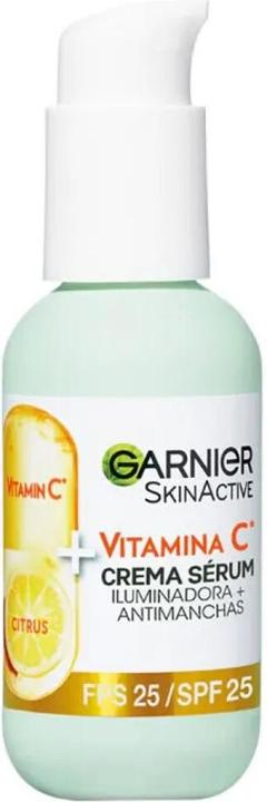 Actual product image Garnier SkinActive Cream and Serum with SPF 25 50ml (50 ml)