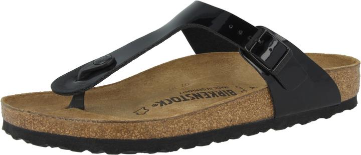 Actual product image Birkenstock Gizeh Birko-Flor patent narrow (35)