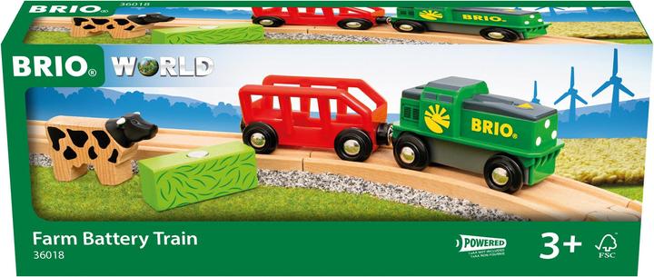 Brio Farm Battery Train