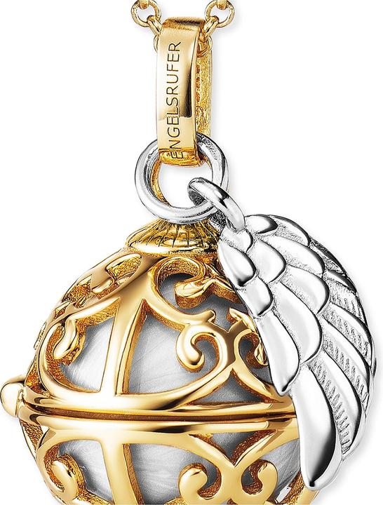 Immagine prodotto Engelsrufer Palla canterina con ala (Ottone, Argento 925, 45 cm)