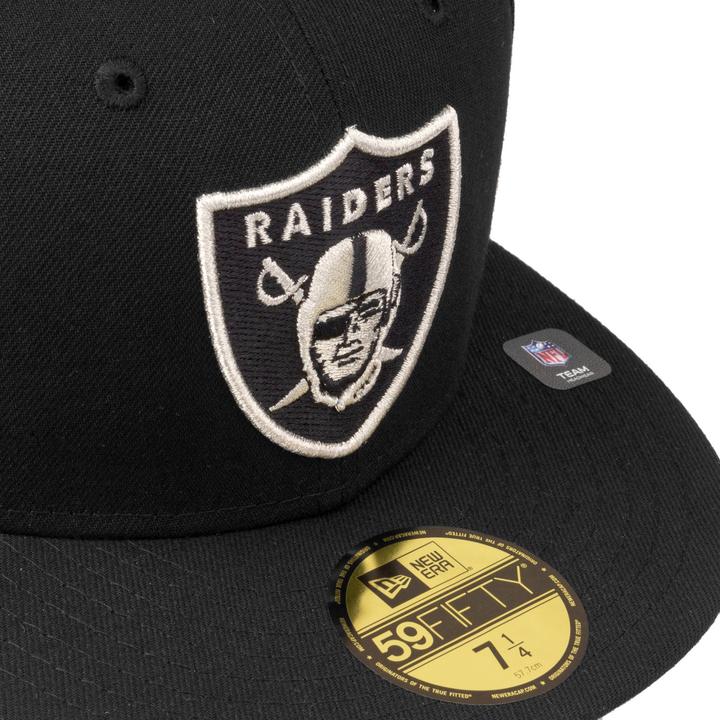 Immagine prodotto New Era 59Fifty Cap Las Vegas Raiders nero argento - 6 7/8 (6 7/8)