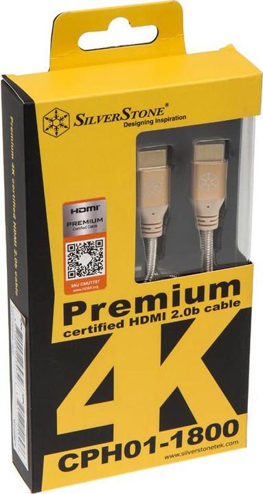 Actual product image Silverstone HDMI (Typ A) — HDMI (Typ A) (1.80 m, HDMI)