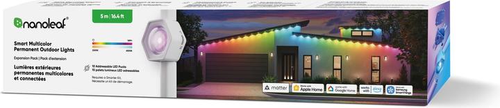 Image du produit Nanoleaf Permanent Outdoor Lights Erweiterungspack 5 Meter (RGBW, 500 cm, Extérieur)