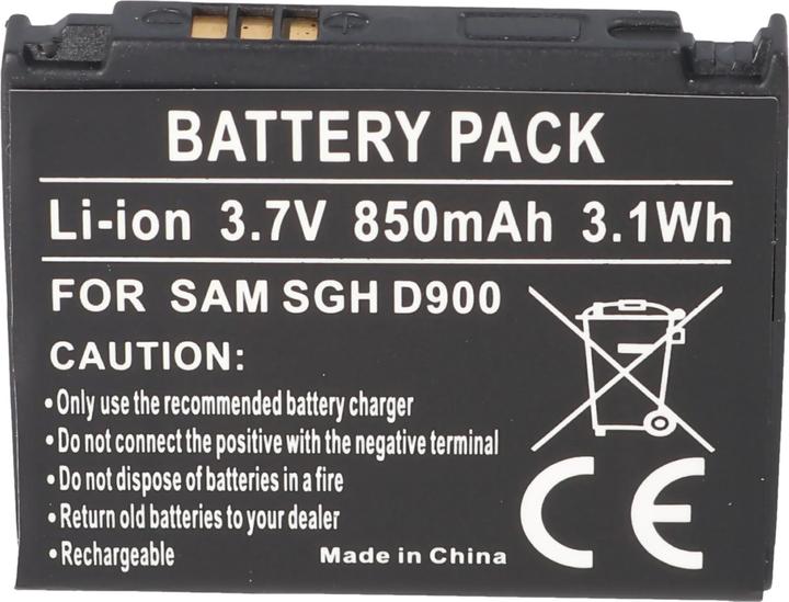 Produktbild Samsung Akku SGH-D900, -E780, -E788, AB50344CECSTD
