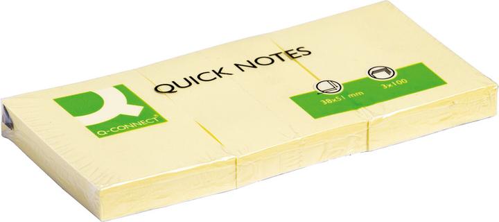 Actual product image Q-Connect Notepad Quick Notes 38 x 51 mm, 12 pieces (51 x 38 mm)