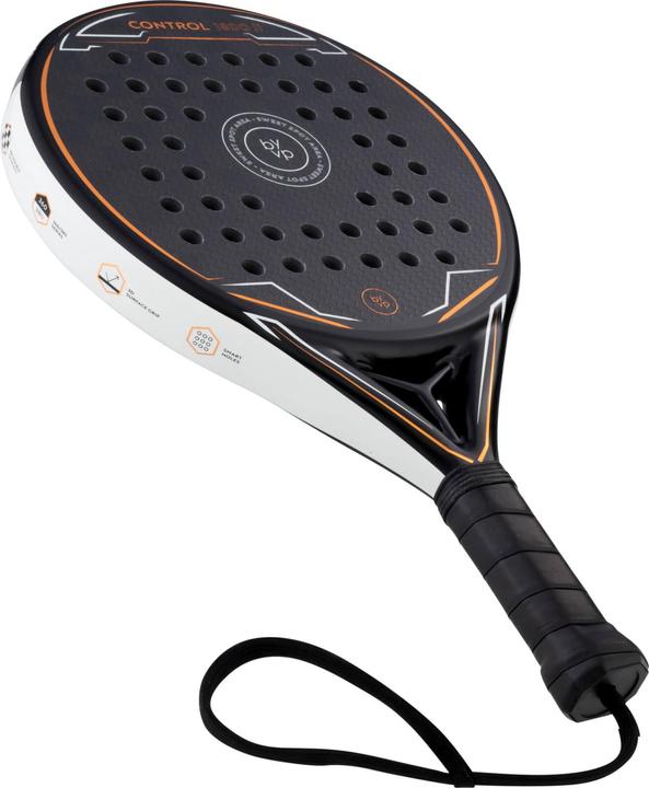 Image du produit By VP Raquette de padel BYVP 1800 II, noire/orange