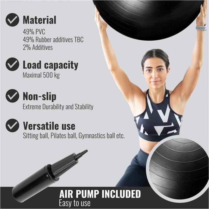 Produktbild Gorilla Sports Gymnastikball (65 cm)