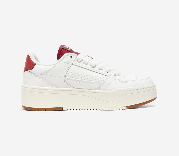 Decathlon Sneaker Damen - CJ80 Platform weiss/bordeaux