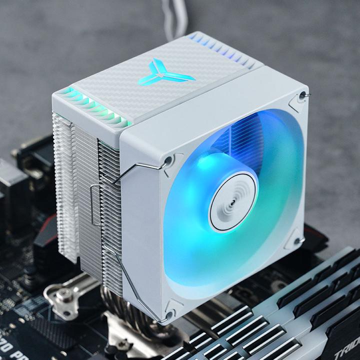 Actual product image Jonsbo CR-1400 EVO ARGB CPU Cooler - white (130 mm)