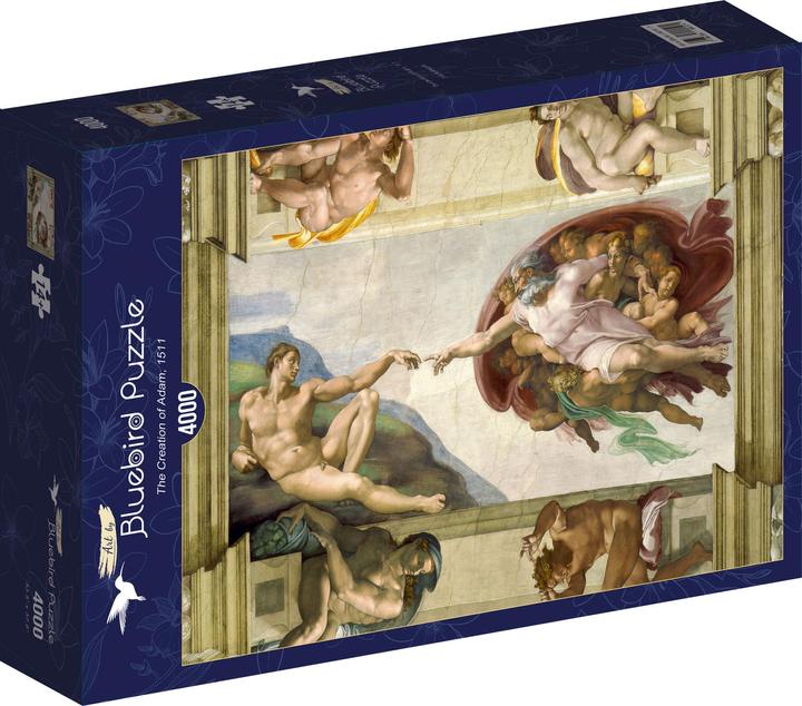 Produktbild Bluebird Puzzle Erschaffung von Adam 4000 Teile (4000 Teile)