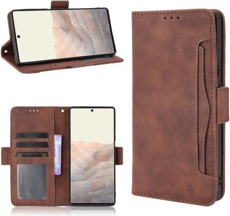 Immagine prodotto Cover-Discount Google Pixel 6 - Custodia con molti slot per carte di credito marrone (Google Pixel 6)