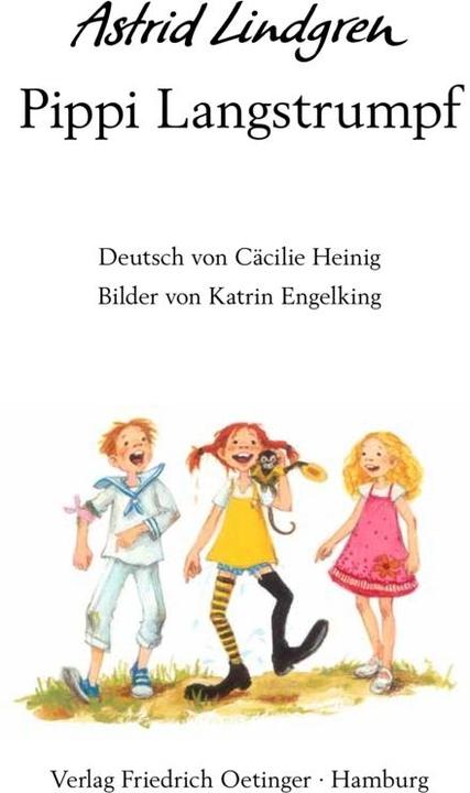 Actual product image Pippi Langstrumpf (German, Astrid Lindgren, 2007)