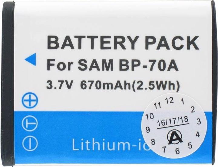 Immagine prodotto Samsung Akku BP-70A, BP70A, AQ100, ES65 (Batteria della fotocamera)