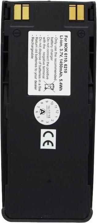 Actual product image Nokia Battery 5110, 5130, 6110, 6130, 6150, 6210, 6310, 6310i, 7110, BLS-2N, BLS-4, BMS-2S, BPS-2