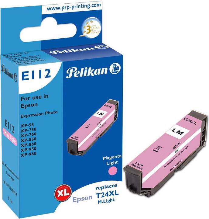 Pelikan Tinte Epson T24XL Light Magenta (LM)