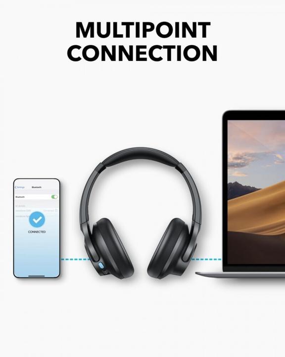 Produktbild Anker Kopfhörer Soundcore Q11i dunkelgrau