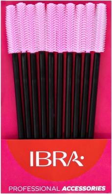 Actual product image Ibra Silicone Eyelash Brushes 10Pcs. (Eyelashes applicator)