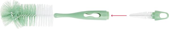 Actual product image Badabulle Cleaning brush Soft Green