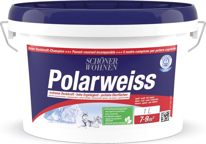 Produktbild Schöner Wohnen Polarweiss (Weiss, 1 l)
