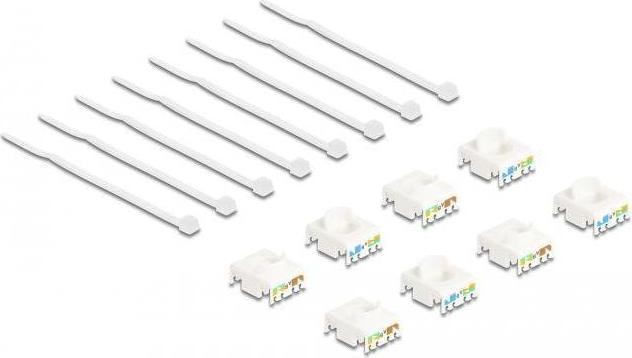 Actual product image Delock Keystone module RJ45 socket to LSA Cat.6A (Keystone module)