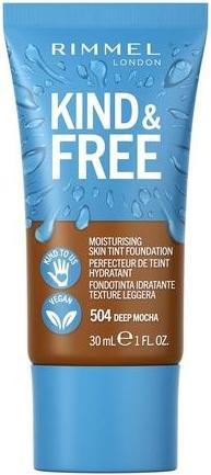 Actual product image Rimmel London Kind & Free Skin Tint Foundation (504 Deep Mocha)