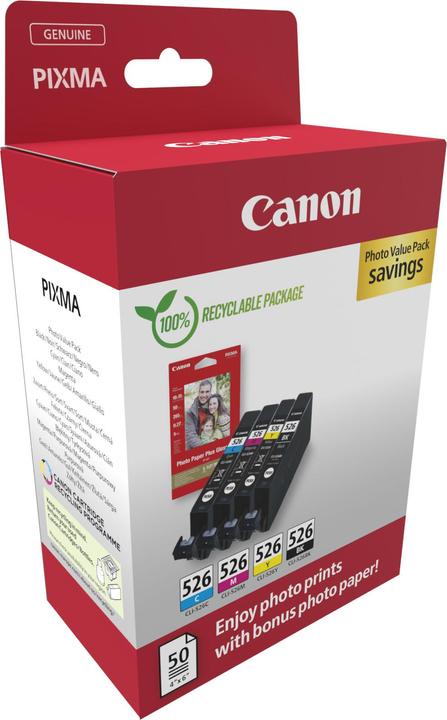 Produktbild Canon CLI-526 (M, Y, C, BK)