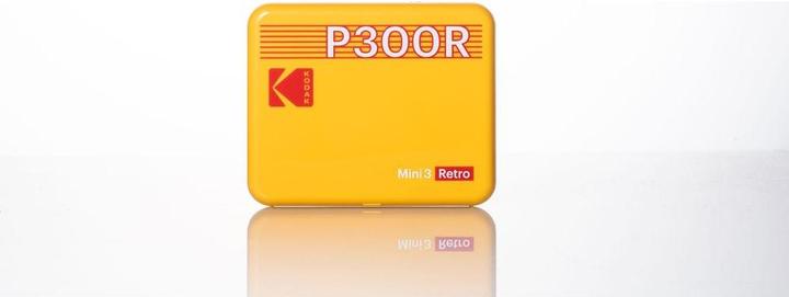 Productafbeelding Kodak Mini 3 Retro P300ry60 Draagbare Instant Fotoprinter Bundel 3x3 Geel (Direct thermisch, Kleur)