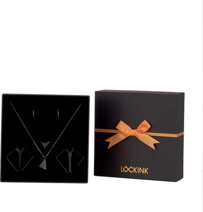 Actual product image Lockink Nipple Clamps with Heavy Pendant - grey