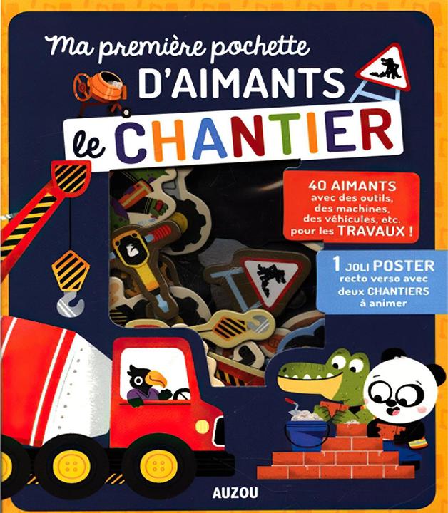 Actual product image Auzou France Le chantier : ma première pochette d'aimants (French)