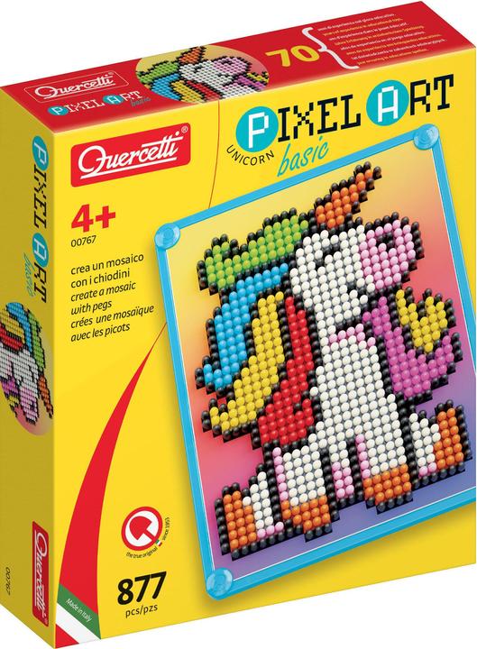 Actual product image Quercetti Pixel Art Basic Unicorn