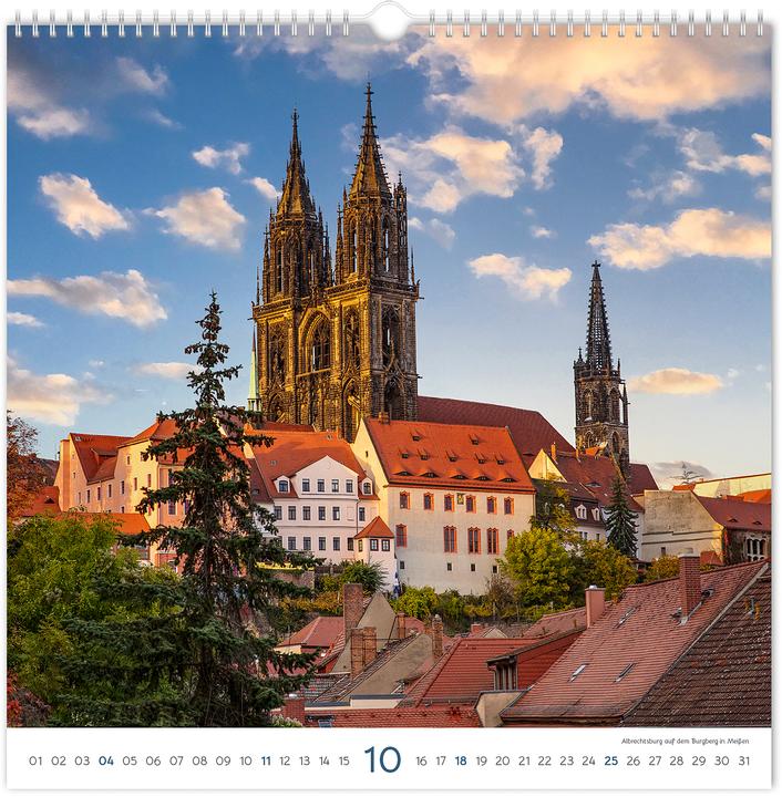 Produktbild Kalender Burgen und Schlsser Sachsen 2026 (30 x 30 cm, Deutsch)