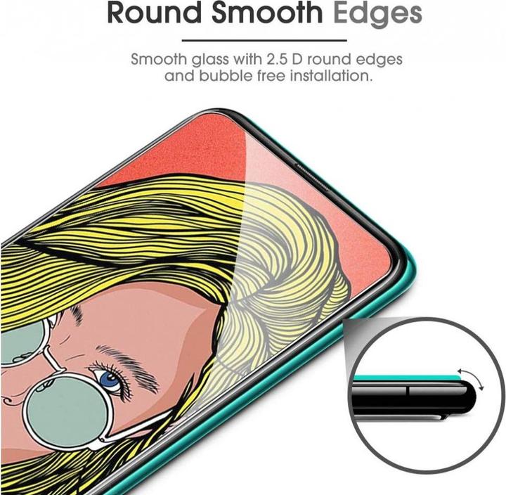 Produktbild Screenguard Huawei P Smart Z Panzerglas Schutzfolie Case Friendly Design (1 Stück, Huawei P Smart Z)