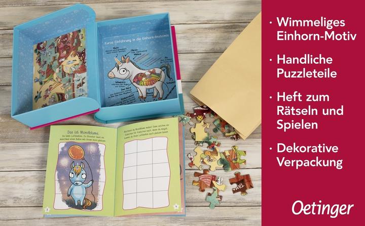 Produktbild Einhörner Puzzle im Buch (100 Teile)