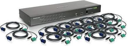 Actual product image Iogear 16-Port USB PS/2 Combo KVM