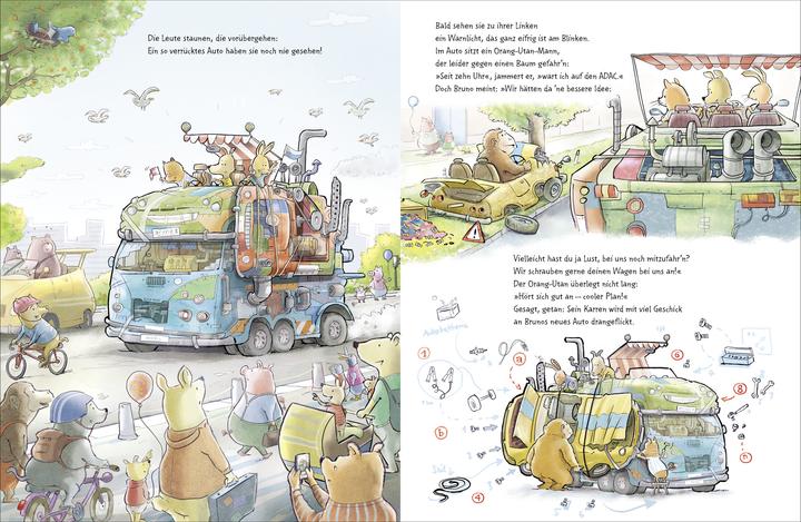 Produktbild Die unglaubliche Geschichte vom verrücktesten, riesigsten Mitmachmobil der Welt (Deutsch, Sven Maria Schröder, 2025)