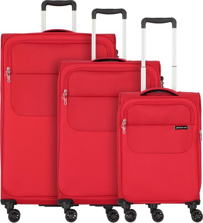 March Carter 4-Rollen Kofferset 3tlg. (240 l, XL (ab 115l))