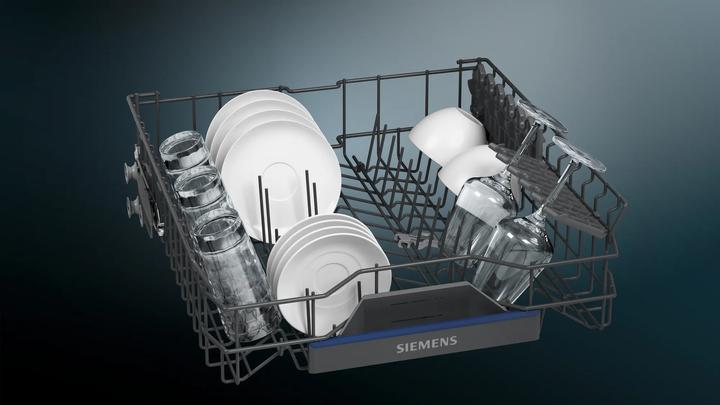 Produktbild Siemens iQ300, Vollintegrierter Geschirrspüler, 60 cm, varioScharnier für besondere Einbausituationen, SN73E