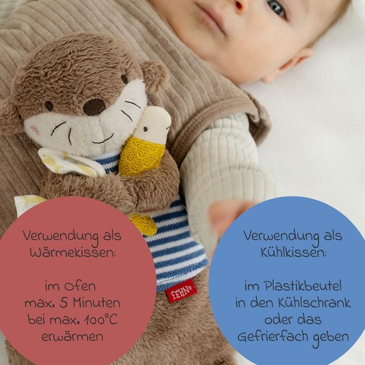 Produktbild Fehn Wärme-Stofftier Otter (26 cm)