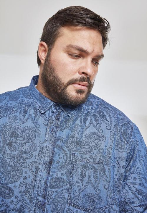 Immagine prodotto Urban Classics Camicia di jeans stampata Paisley (S)