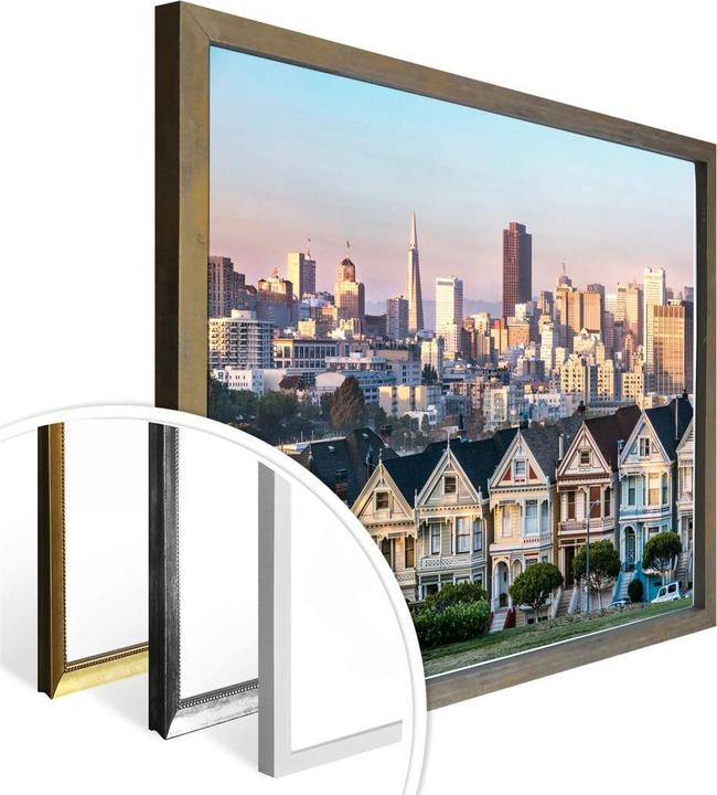 Produktbild Trenddeko Skyline von San Francisco (100 x 80 cm)