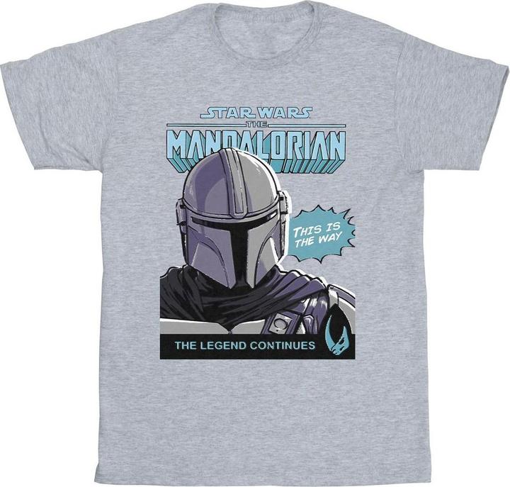 Star Wars Mando Comic Cover TShirt Jungen